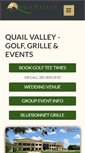 Mobile Screenshot of golfquailvalley.com
